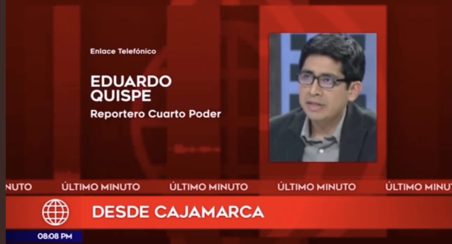 Periodista de Cuarto Poder