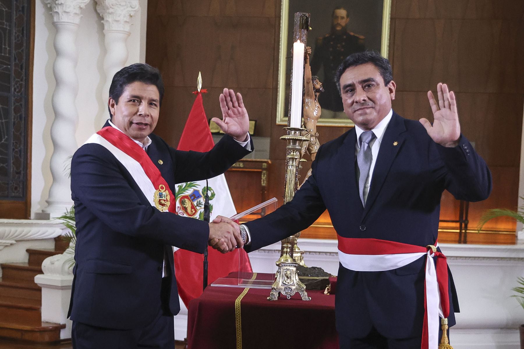 Pedro Castillo y Willy Arturo Huerta Olivas