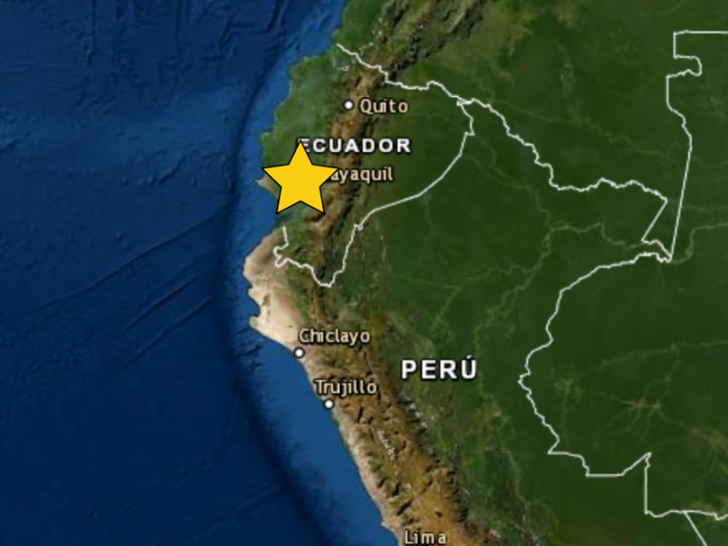 Fuerte sismo en Ecuador se sintió en el Perú