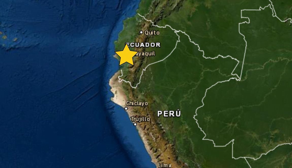Fuerte sismo en Ecuador se sintió en el Perú