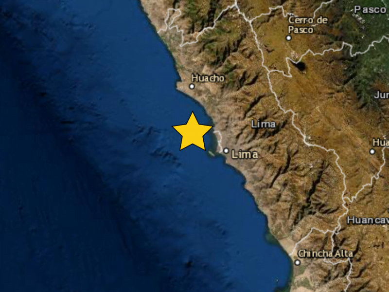 Sismo hoy en Ancón