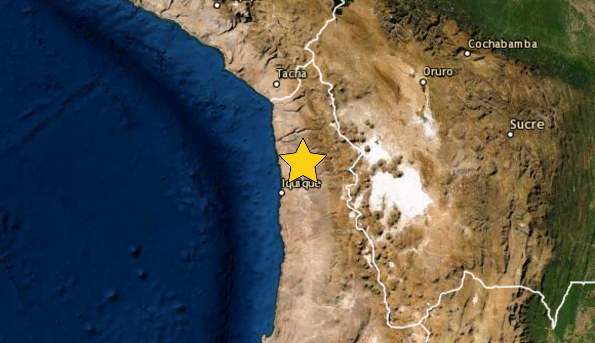 Sismo en Chile se sintió en Tacna