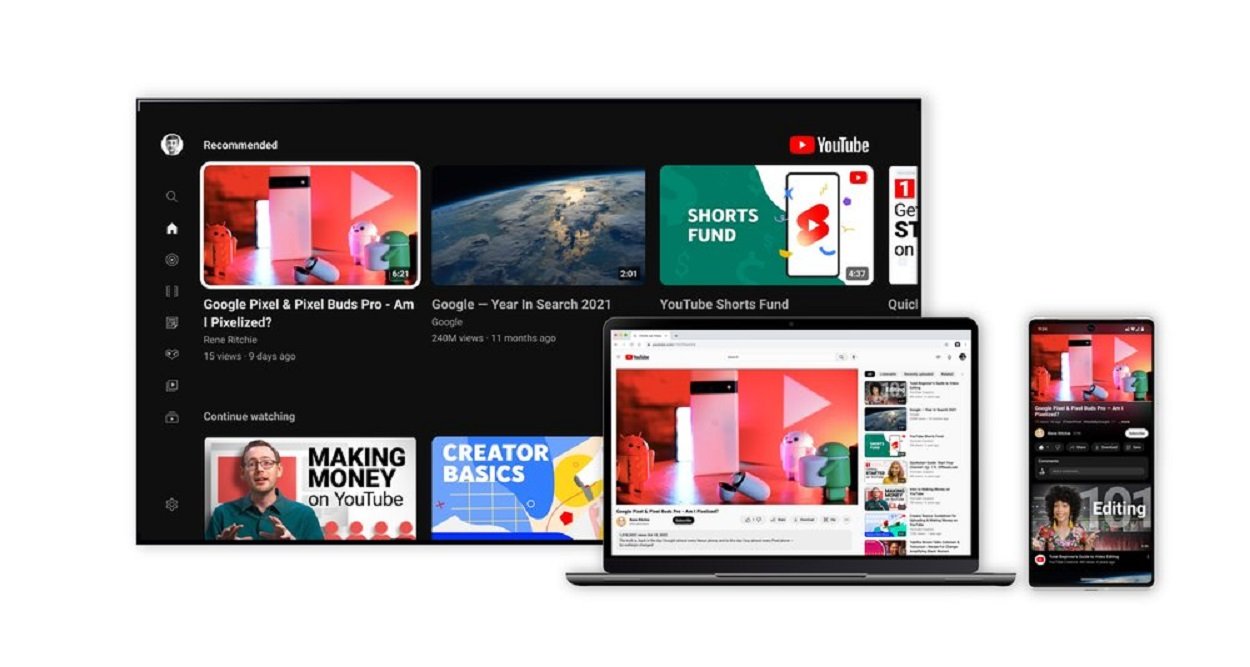 YouTube cambia de imagen con zoom en videos