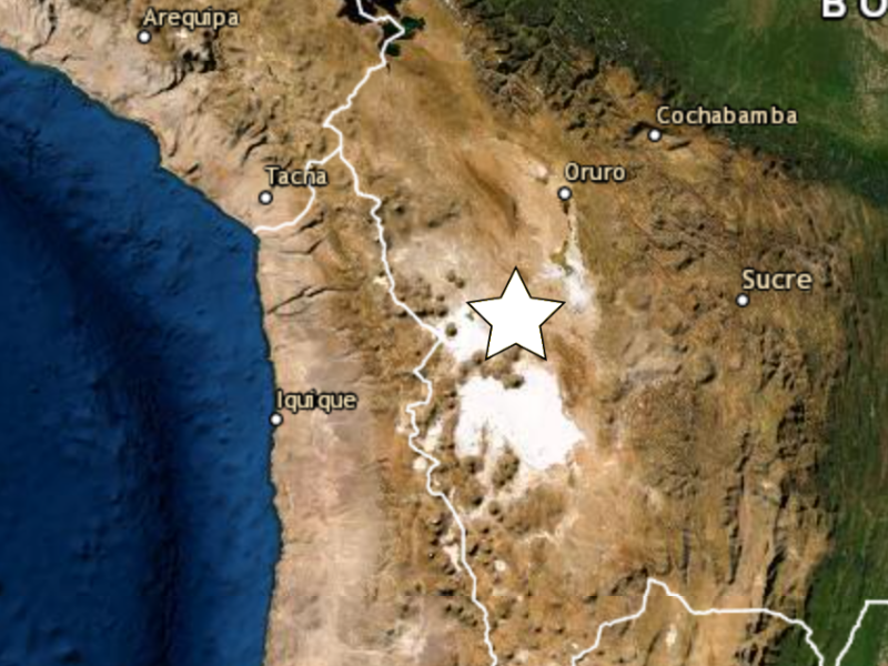 Sismo en Tacna de magnitud 5.0 se registró hoy 29 de octubre con epicentro en Calana