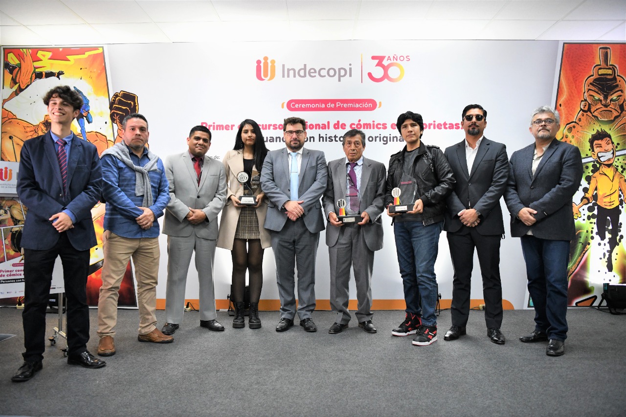 Indecopi premia a ganadores del Concurso Nacional de Cómics y exhibe 120 cómics enviados por jóvenes creativos de todo el Perú