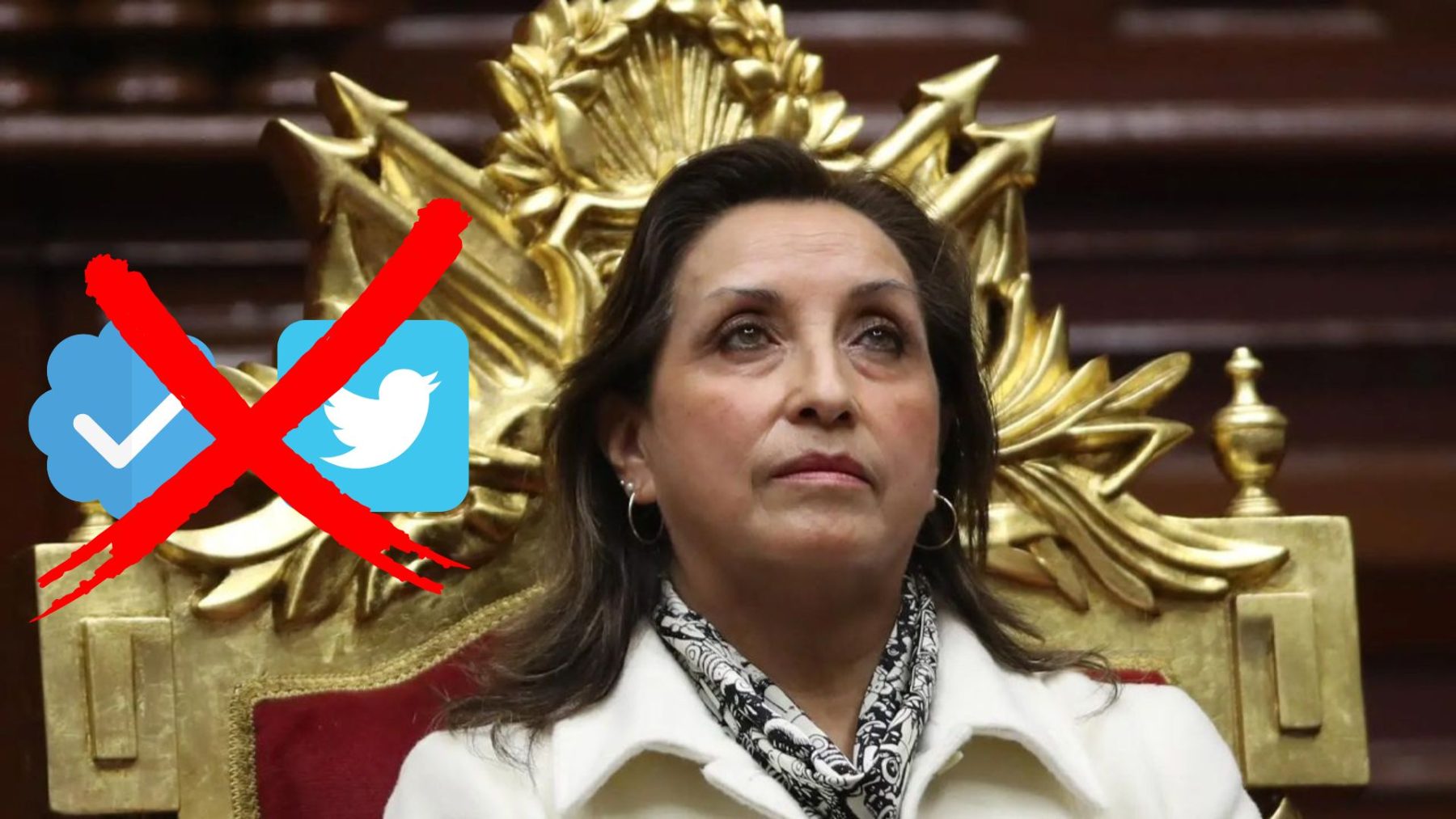 Cuenta Twitter de Dina Boluarte ya no existe