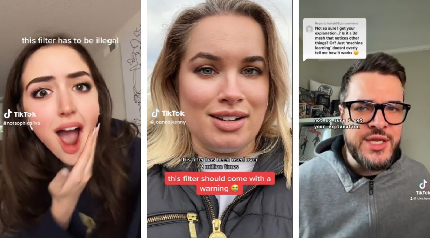 Filtros de TikTok