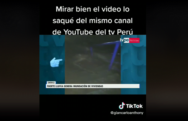 Escalofriante En Inundaci N Tiktokers Detectan A Humanoide Bajo El Agua En Reportaje De Tv