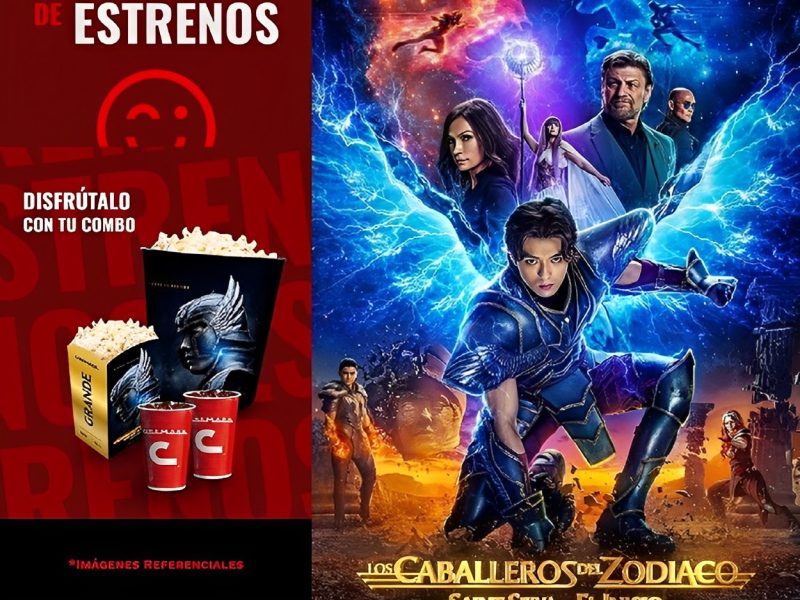 Caballeros del Zodíaco en cines