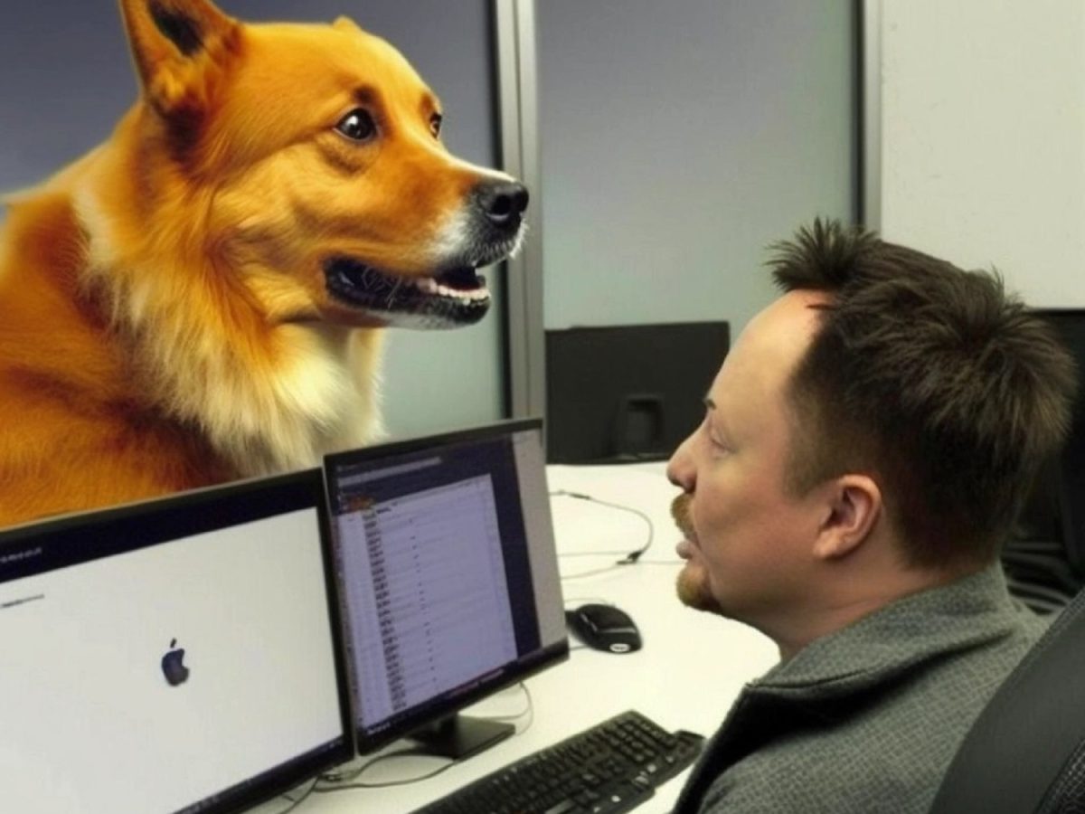 Elon y el perro del meme