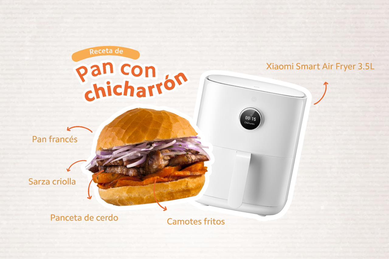 Dia del Chicharron en Xiaomi Air Fryer 3.5L