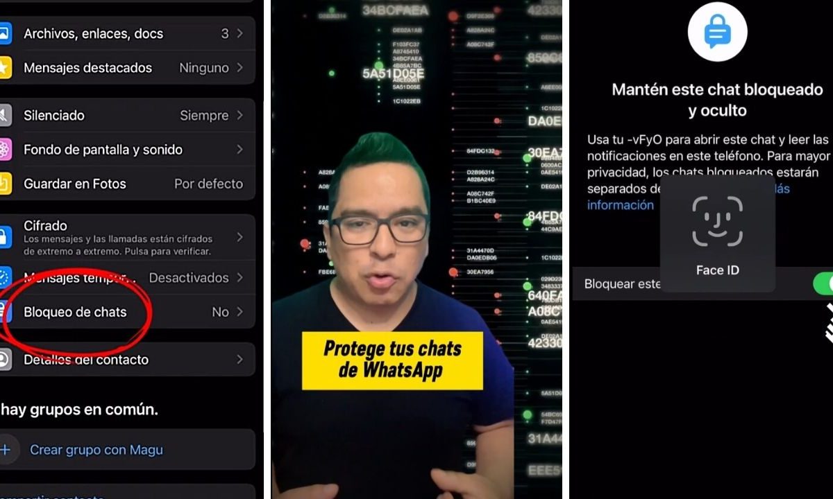 Protege tus chats de WhatsApp