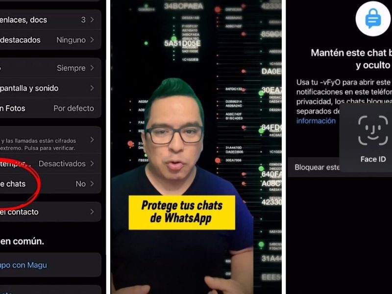 Protege tus chats de WhatsApp