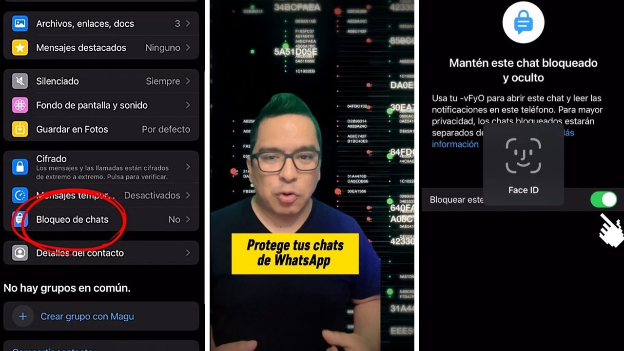 Protege tus chats de WhatsApp