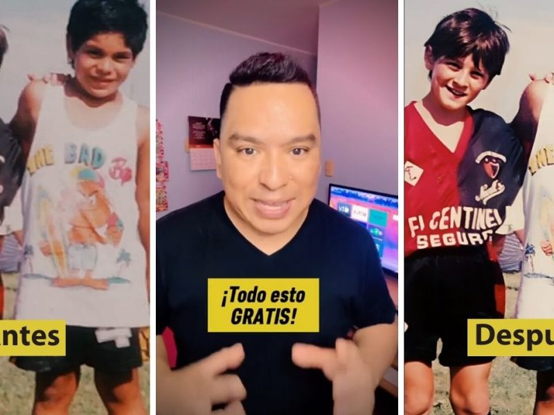 Antes y después de la foto de Lionel Messi de niño