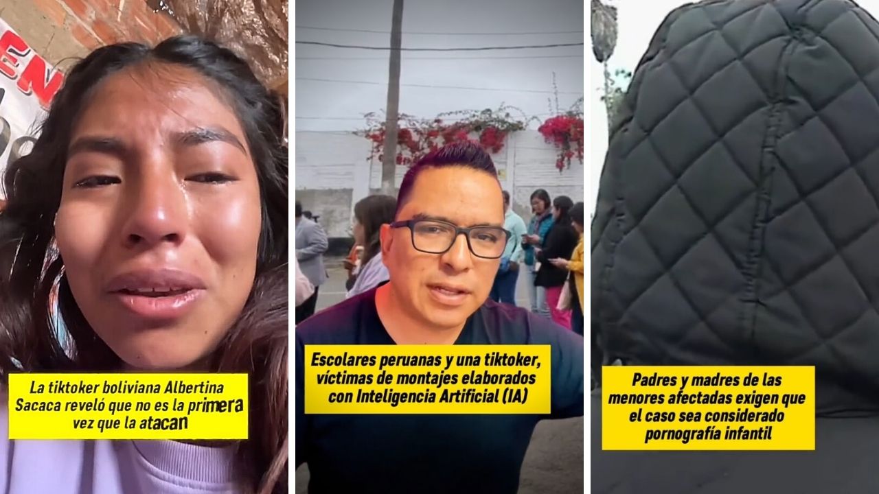 Escolares de Chorrillos y TikToker boliviana, víctimas del uso delictivo de la Inteligencia Artificial