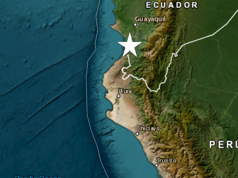 Sismo en Tumbes: Fuerte temblor de magnitud 5.6 sacude la frontera Perú – Ecuador y se siente en Zarumilla