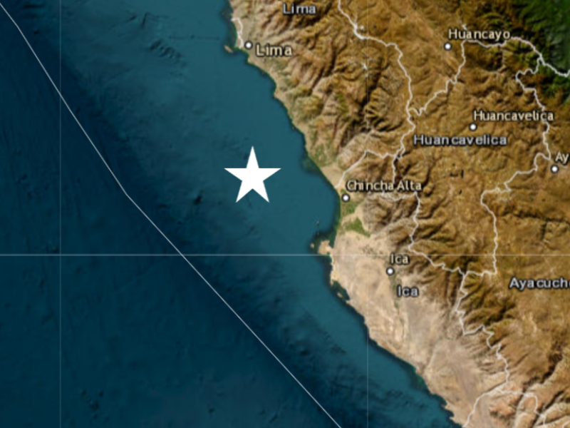 Sismo en Cañete hoy