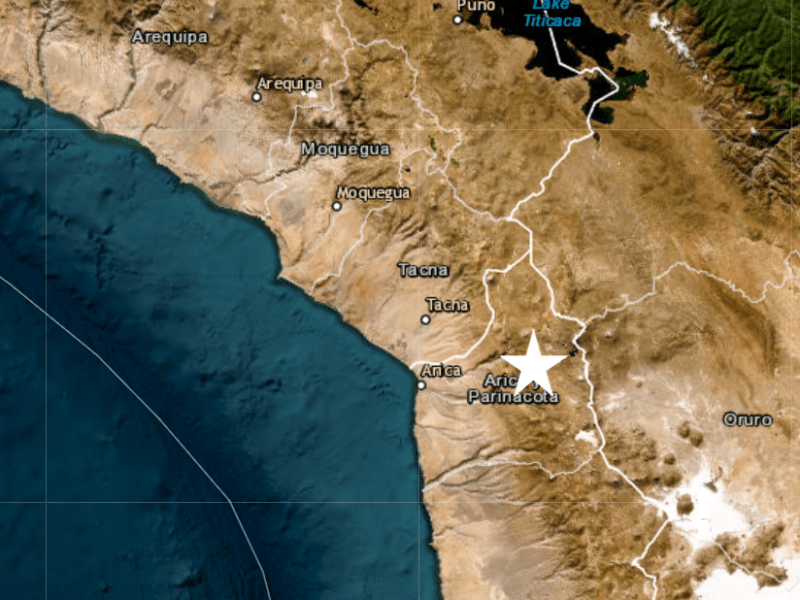 Sismo en Tacna hoy