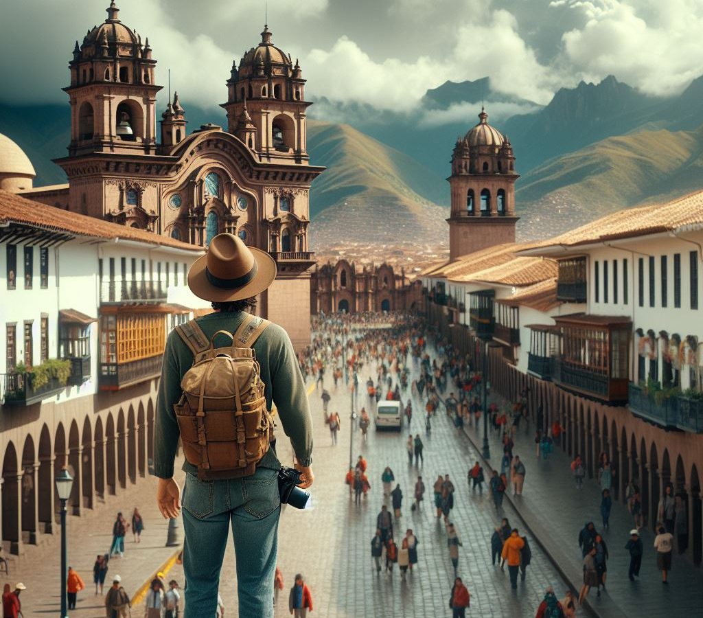 Turistas en Cusco