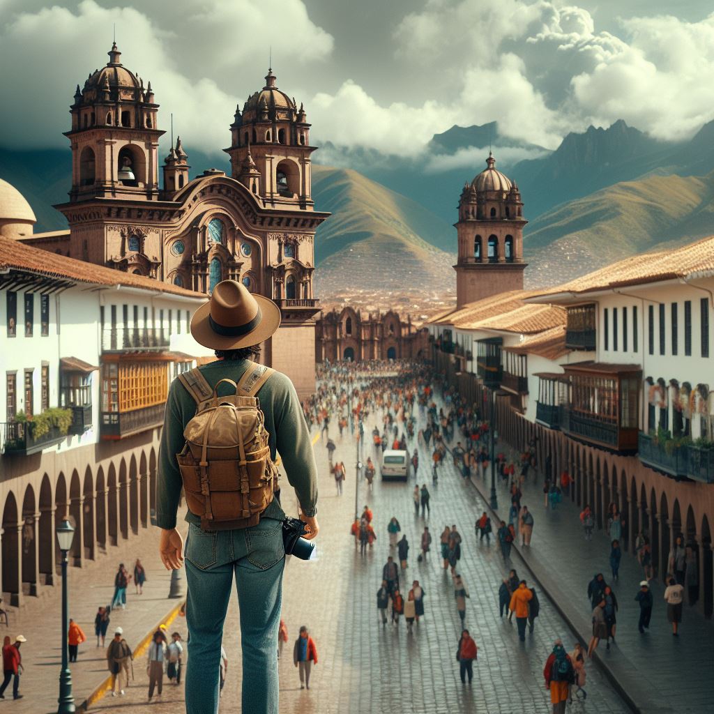 Turistas en Cusco