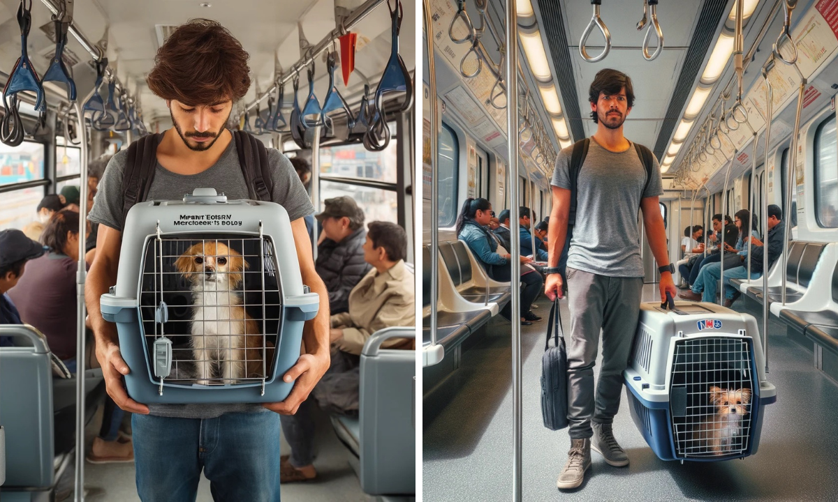 Pasajeros ya pueden viajar con sus mascotas, como perros y gatos pequeños, en el Metropolitano y Metro de Lima