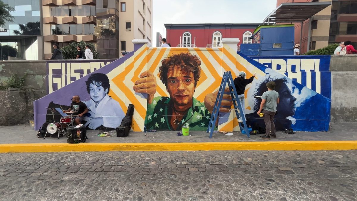 Mural de Gustavo Cerati cobra vida gracias a la inteligencia artificial