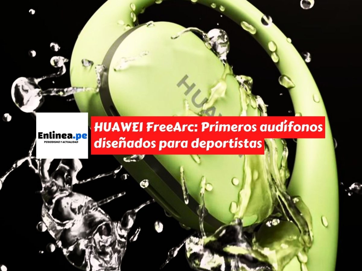 Huawei FreeArc: Llegan primeros audífonos deportivos con diseño de gancho para máxima sujeción