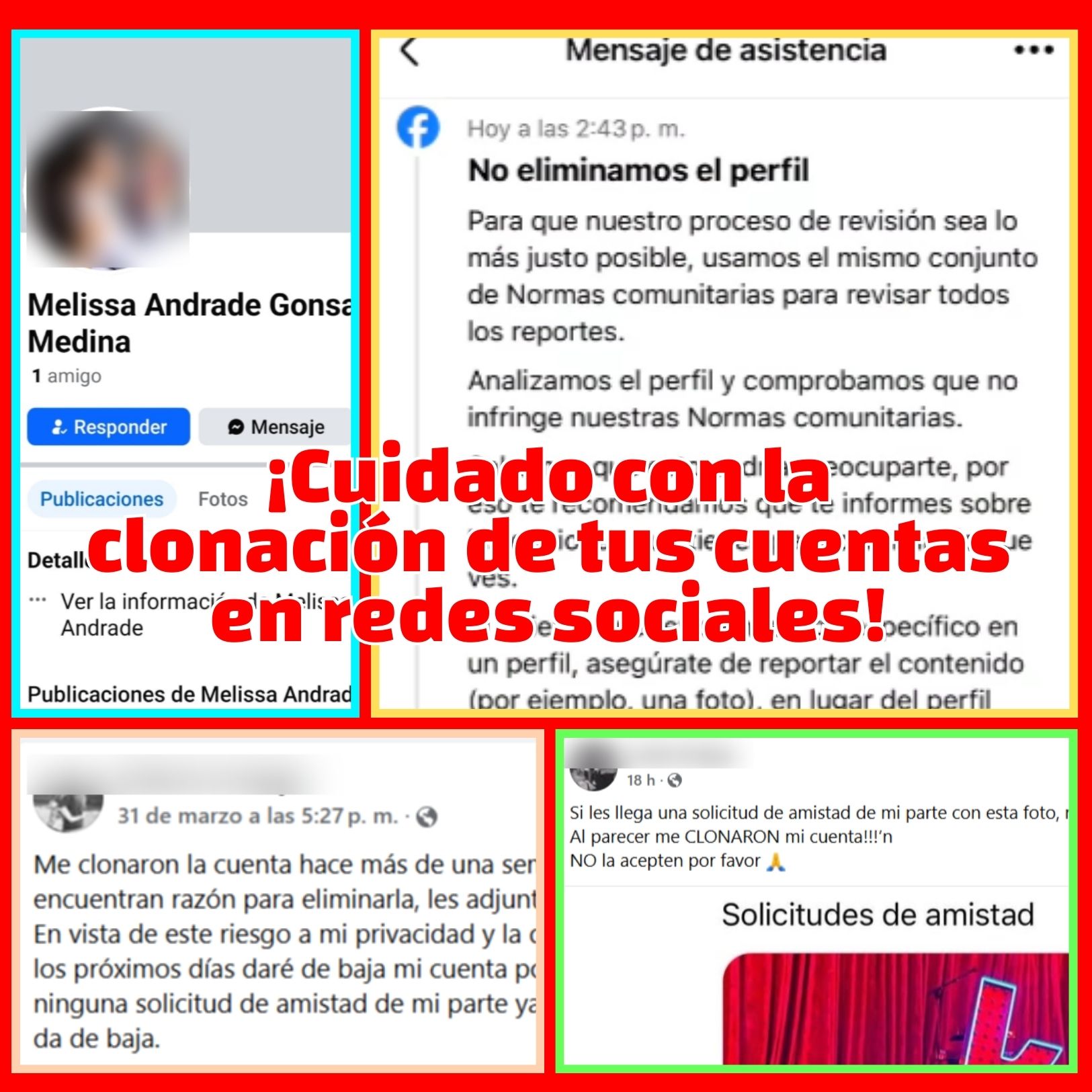 El problema es que redes sociales como Facebook e Instagram demoran en eliminar estas cuentas y sólo sucede tras varios reclamos (al menos tres). Y peor aún, en el Perú no hay una ley que sancione estos actos, lo que deja a muchos expuestos.