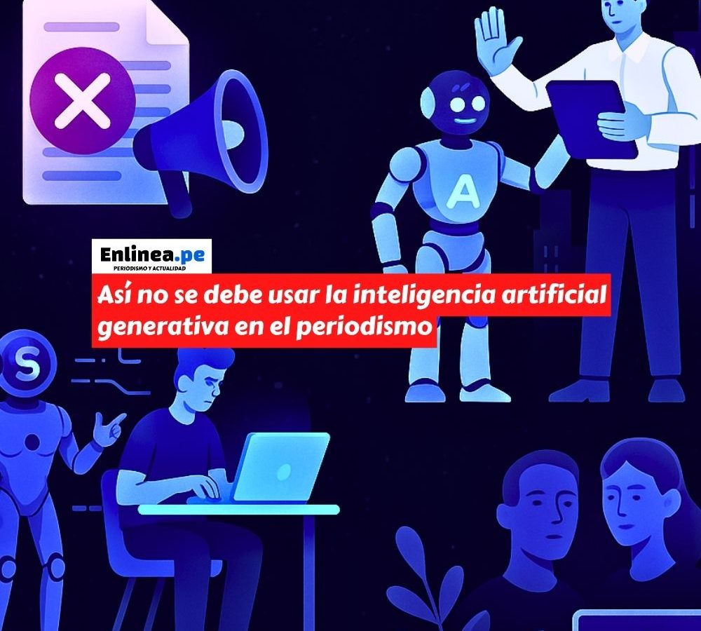 Así no se debe usar la inteligencia artificial generativa en el periodismo