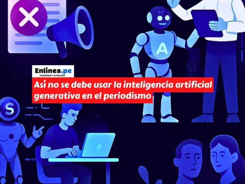 Así no se debe usar la inteligencia artificial generativa en el periodismo