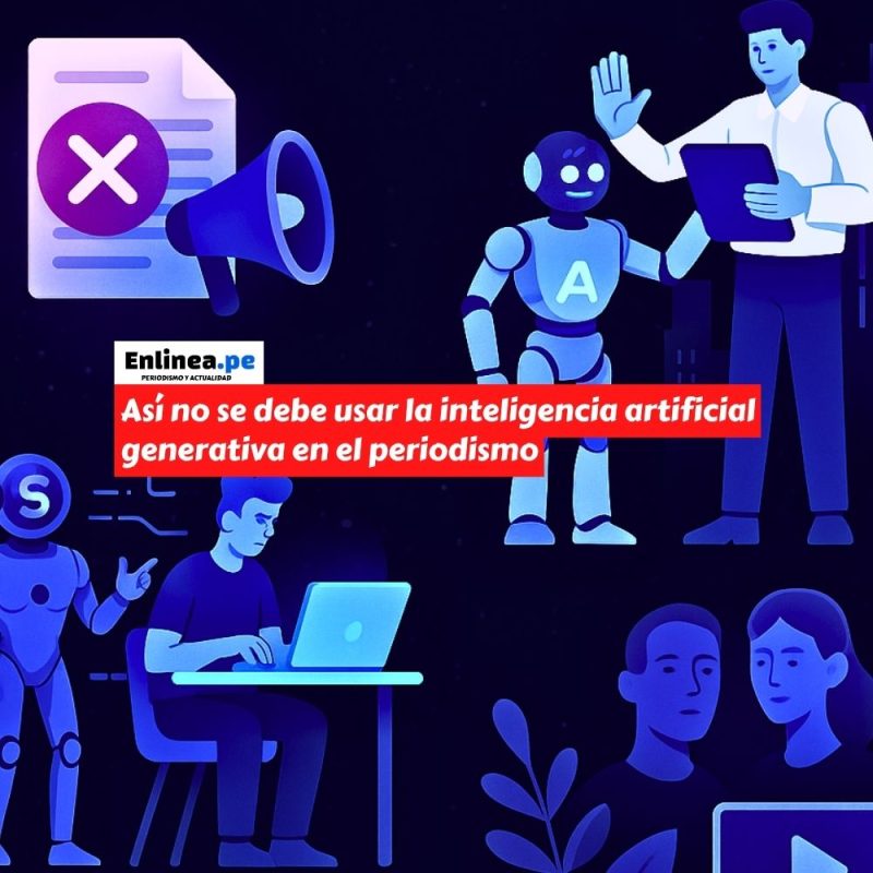 Así no se debe usar la inteligencia artificial generativa en el periodismo
