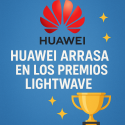 Huawei arrasa en los premios Lightwave