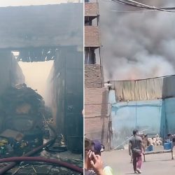 Incendio en La Victoria: 9 unidades de los bomberos atienden siniestro en jirón Antonio Raymondi
