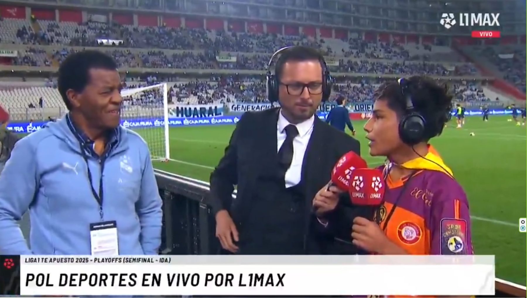Pol Deportes en el Estadio Nacional