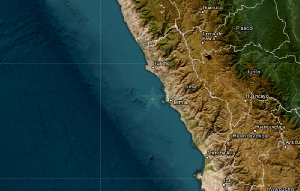 Sismo en el Callao hoy