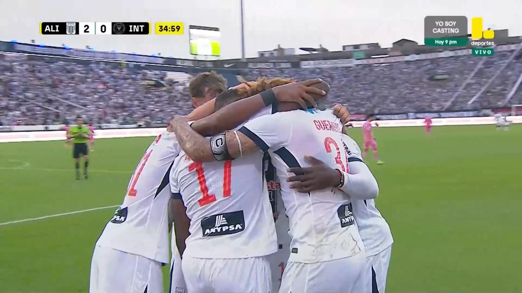 Alianza Lima se impuso 3-0 al Inter de Messi