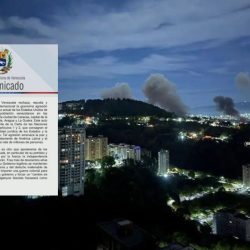 URGENTE: Venezuela confirma bombardeo de Estados Unidos y declara estado de conmoción exterior