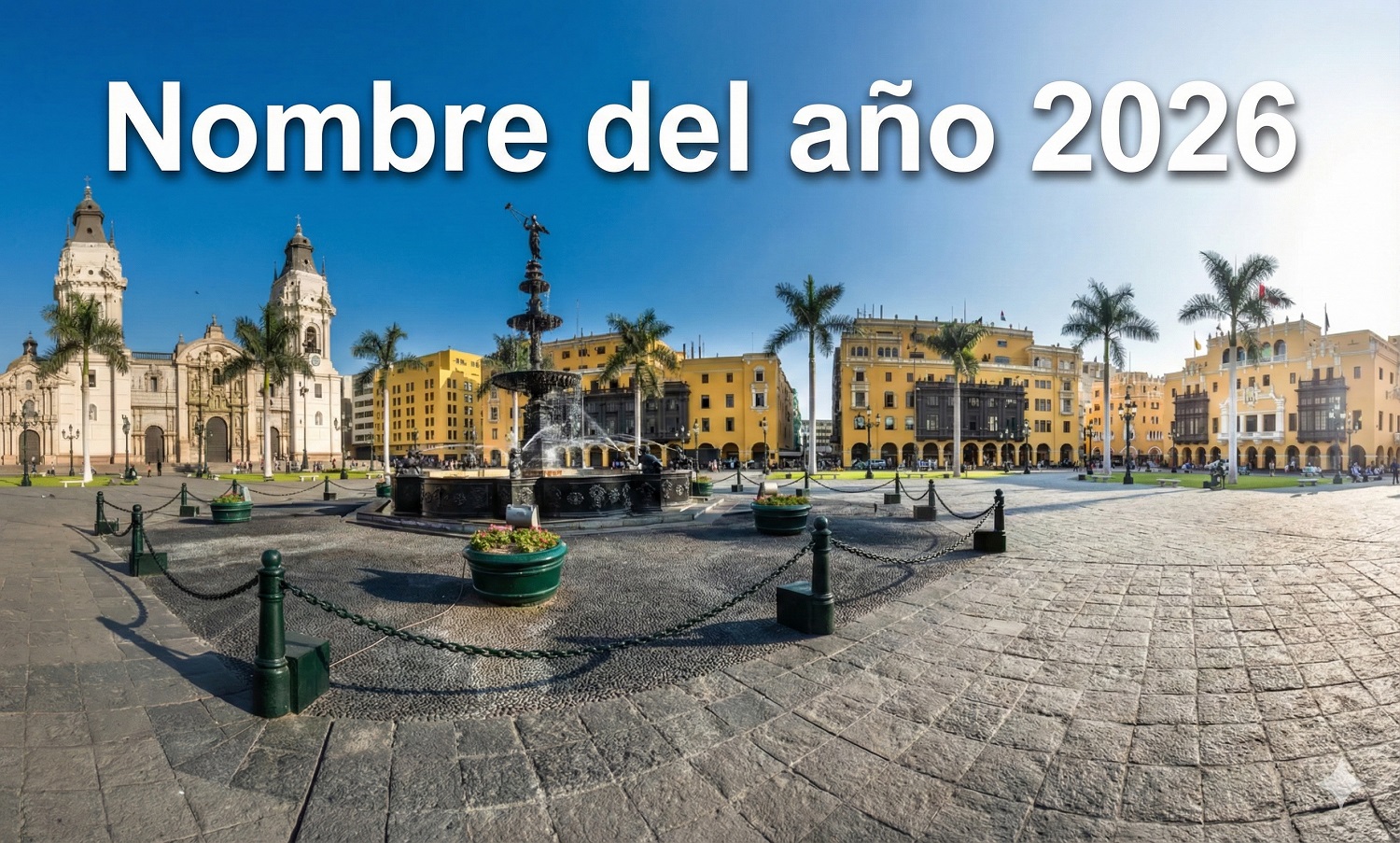 Nombre del año 2026 en Perú