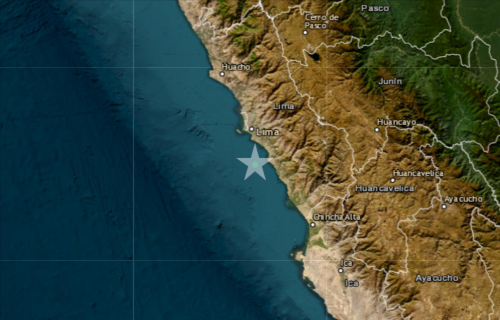 Temblor en Lima