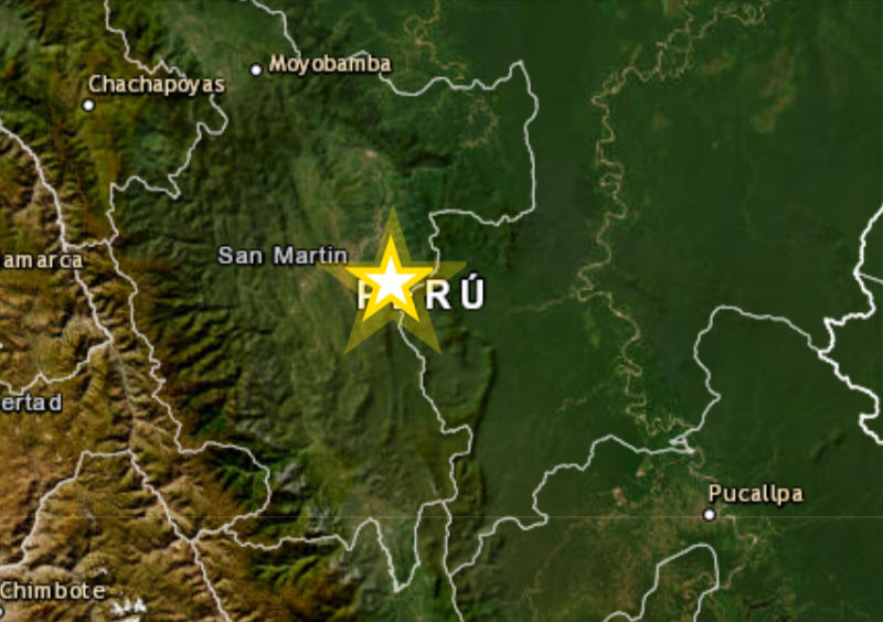 Sismo en San Martín