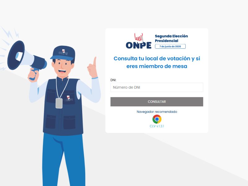 Elecciones 2026: consulta dónde votar o tu local de votación y cuánto es la multa por no cumplir como miembro de mesa