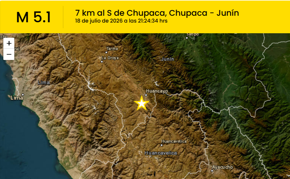5.1 Magnitude Peru Earthquake Kills Five and Injures More Than 20 Near Chupaca